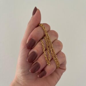 CADENA ACERO DORADO
