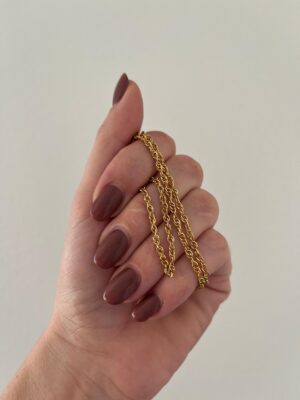 CADENA ACERO DORADO