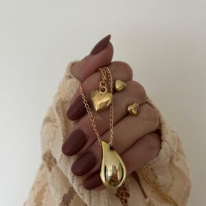 SET ACERO DORADO