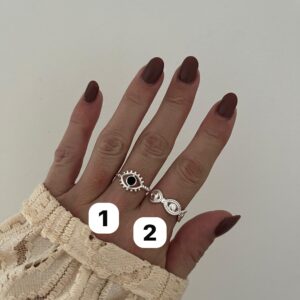 ANILLO ACERO BLANCO