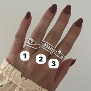 ANILLO ACERO BLANCO