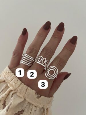 ANILLO ACERO BLANCO
