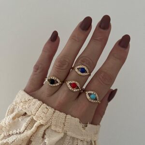 ANILLO ACERO DORADO