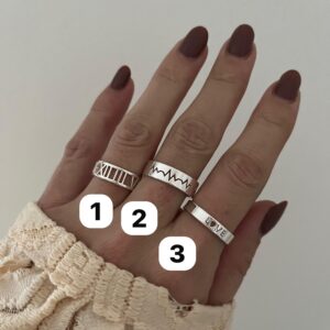ANILLO ACERO BLANCO