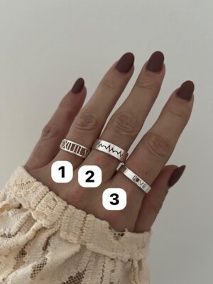 ANILLO ACERO BLANCO