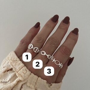 ANILLO ACERO BLANCO