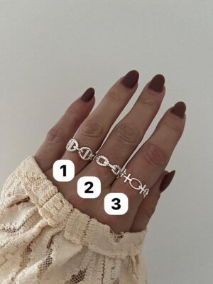 ANILLO ACERO BLANCO