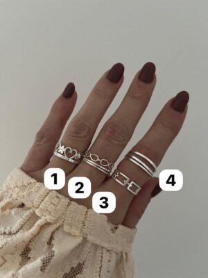 ANILLO ACERO BLANCO