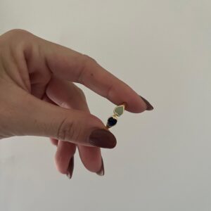ANILLO ACERO DORADO