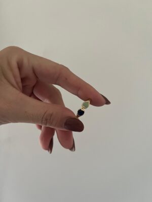 ANILLO ACERO DORADO