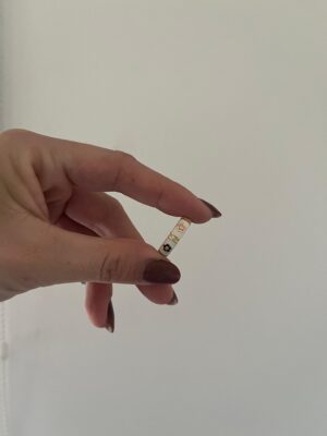 ANILLO ACERO DORADO
