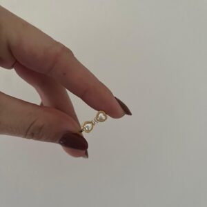 ANILLO ACERO DORADO