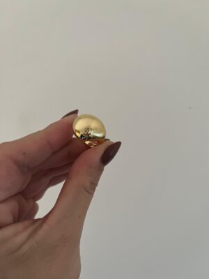 ANILLO ACERO DORADO