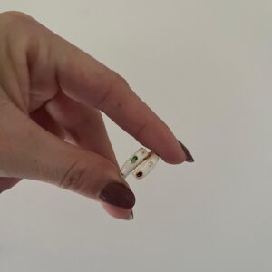 ANILLO ACERO DORADO