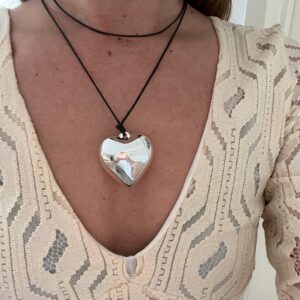 CHOCKER PLATEADO