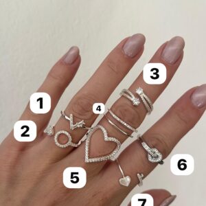 ANILLO ACERO BLANCO