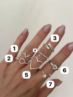 ANILLO ACERO BLANCO