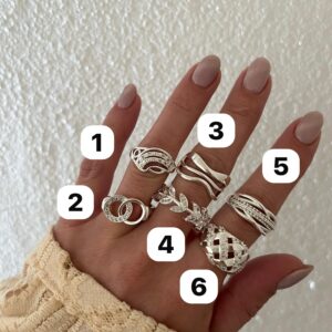 ANILLO ACERO BLANCO