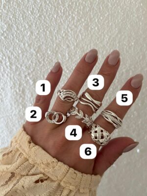 ANILLO ACERO BLANCO