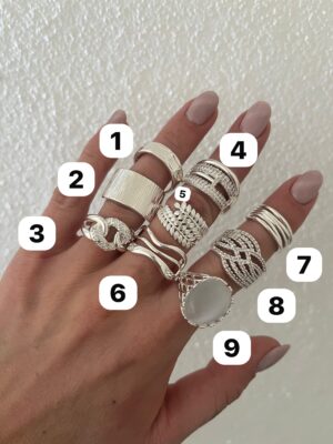 ANILLO ACERO BLANCO