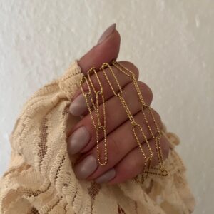 CADENA ACERO DORADO