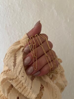 CADENA ACERO DORADO