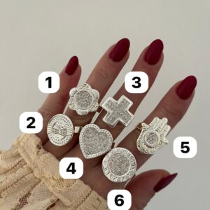 ANILLO ACERO BLANCO