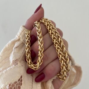 CADENA ACERO DORADO
