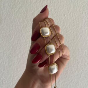 COLLAR ACERO DORADO