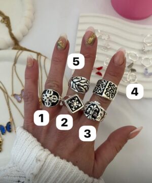 ANILLO ACERO BLANCO