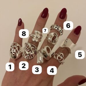 ANILLO ACERO BLANCO