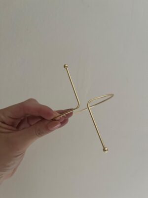 BRAZALETE ACERO DORADO