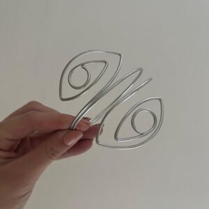 BRAZALETE ACERO BLANCO