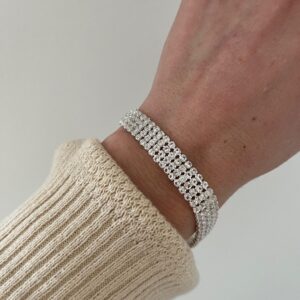 PULSERA ACERO BLANCO