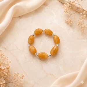 PULSERA PIEDRAS Y ACERO PREMIUM