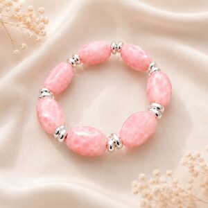 PULSERA PIEDRAS Y ACERO PREMIUM