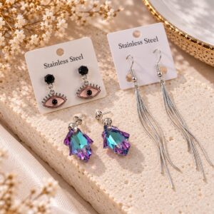 packs x 3 aros acero blanco